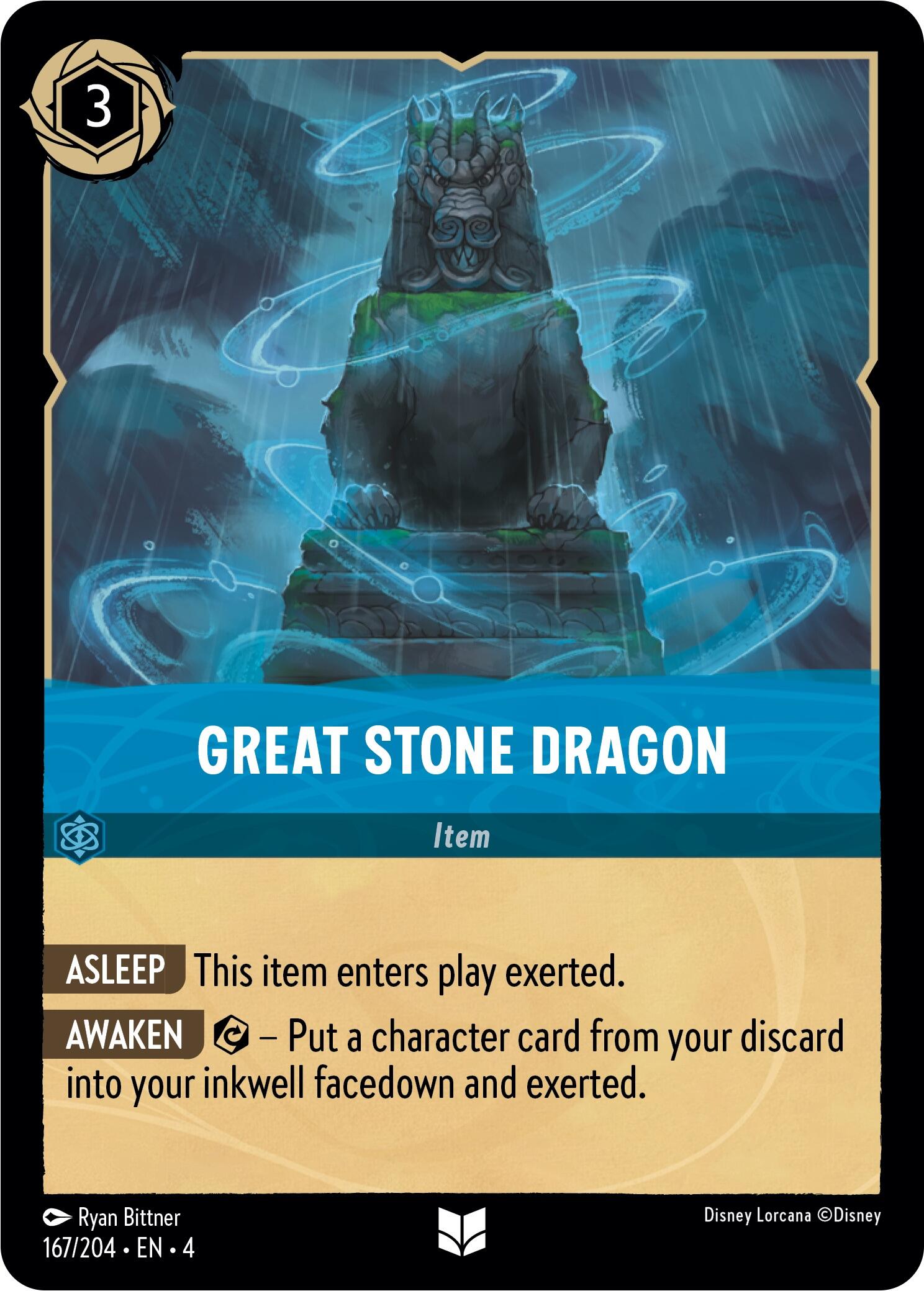 Great Stone Dragon (167/204) [Ursula's Return] | Good Games Morley
