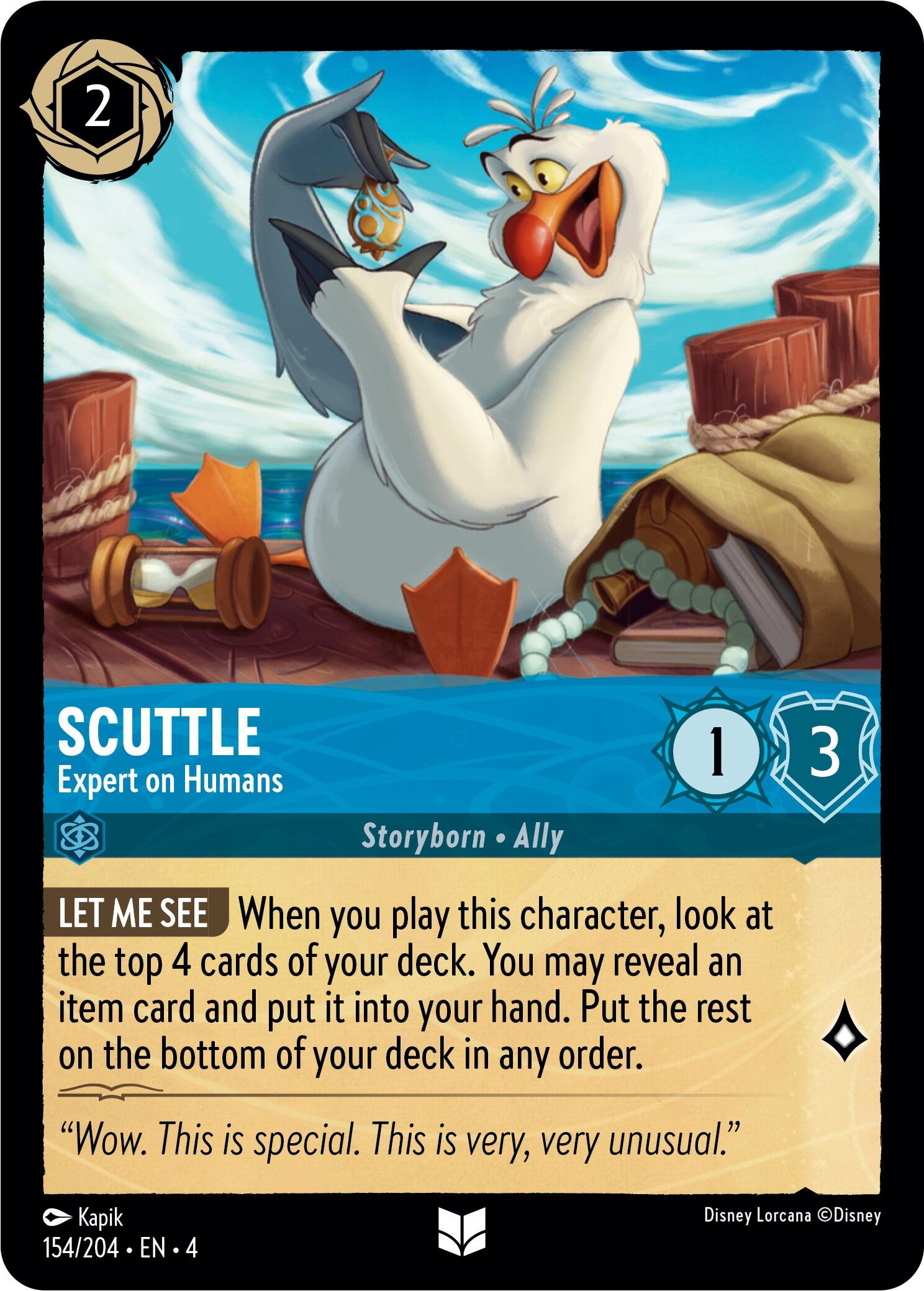 Scuttle - Expert on Humans (154/204) [Ursula's Return] | Good Games Morley