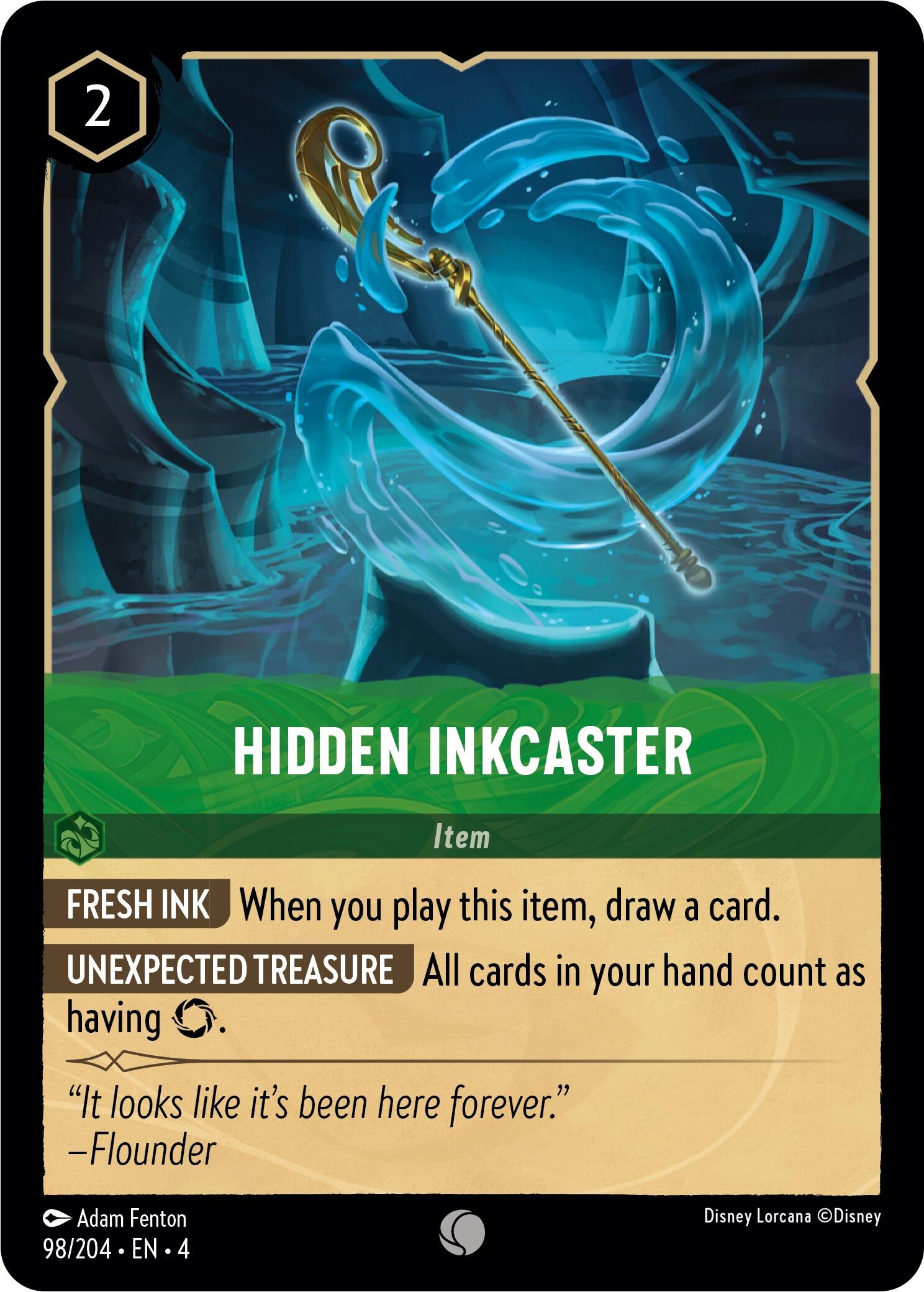 Hidden Inkcaster (98/204) [Ursula's Return] | Good Games Morley