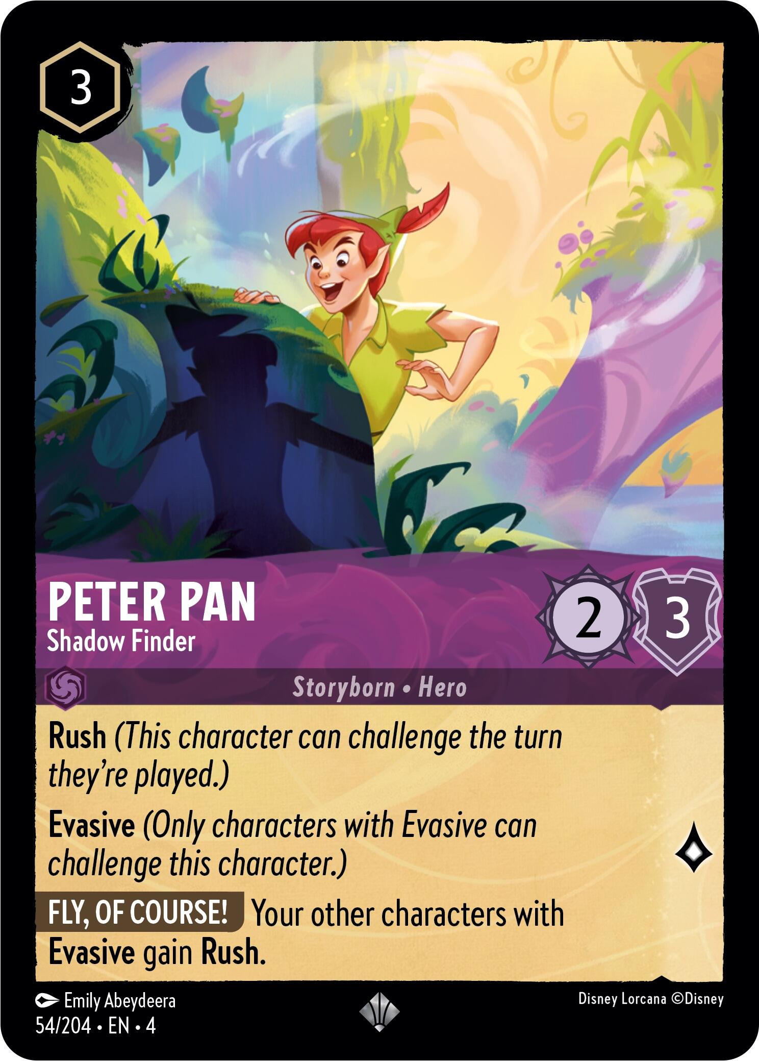 Peter Pan - Shadow Finder (54/204) [Ursula's Return] | Good Games Morley