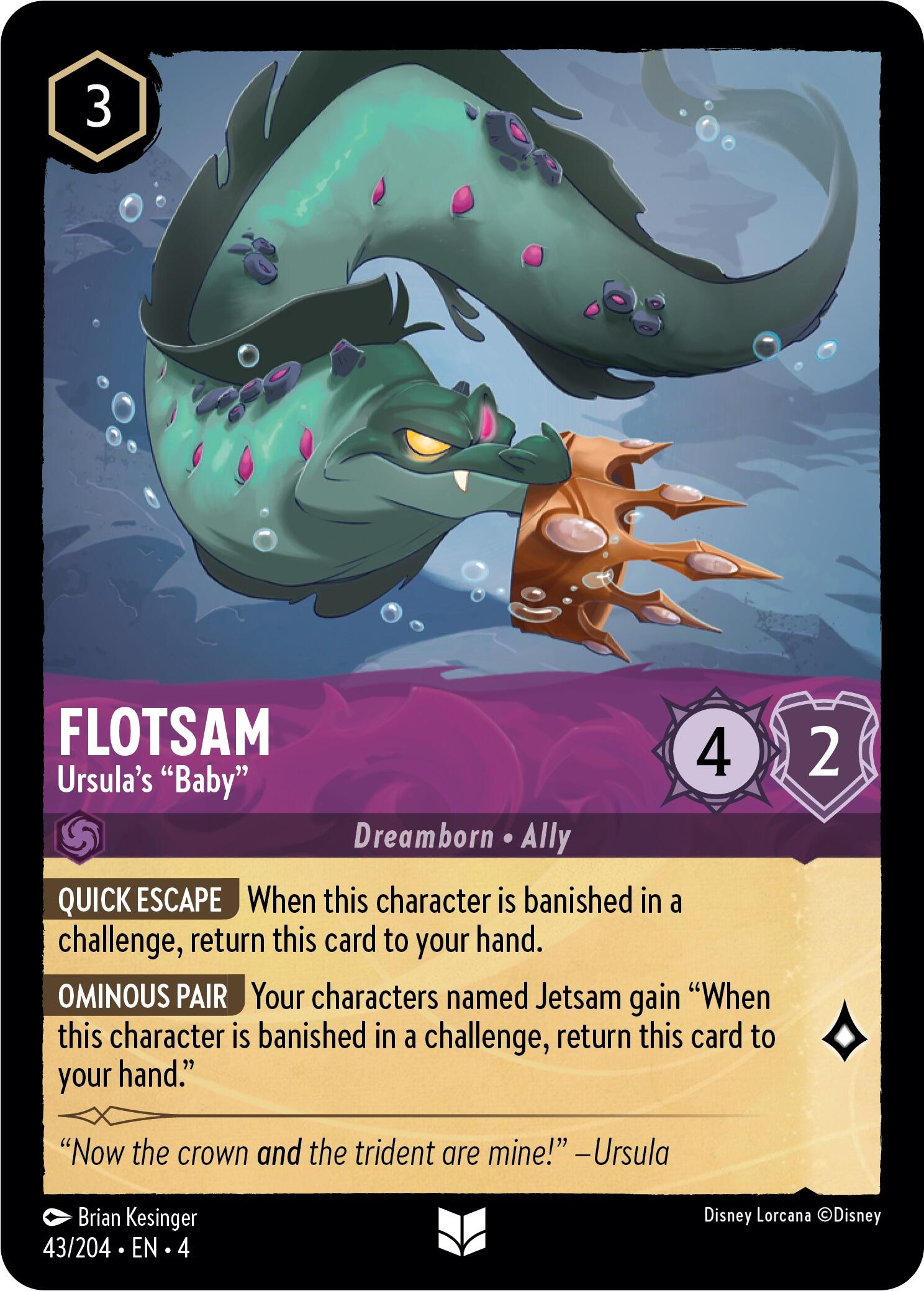 Flotsam - Ursula's "Baby" (43/204) [Ursula's Return] | Good Games Morley