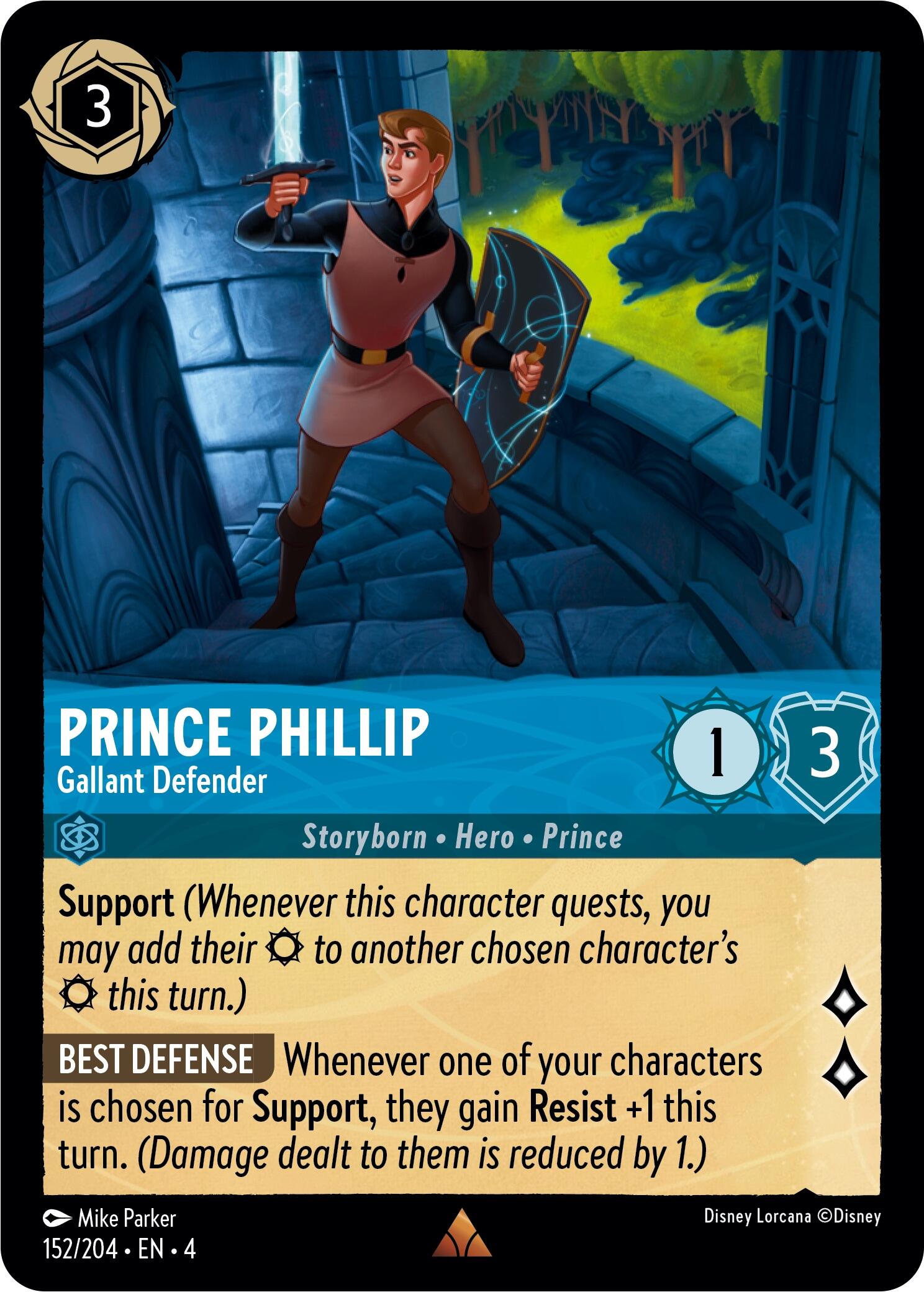 Prince Phillip - Gallant Defender (152/204) [Ursula's Return] | Good Games Morley