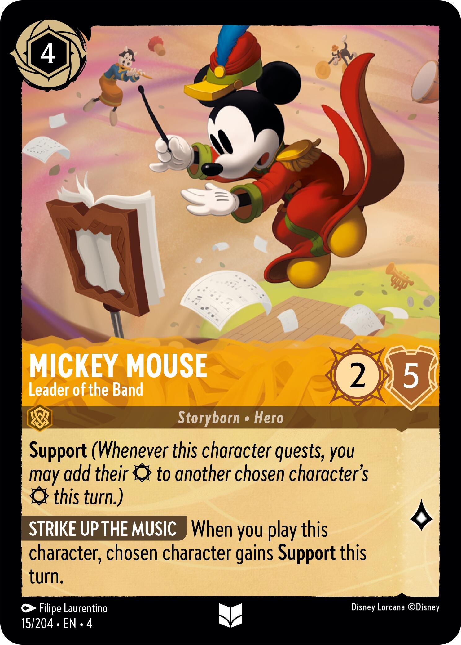 Mickey Mouse - Leader of the Band (15/204) [Ursula's Return] | Good Games Morley
