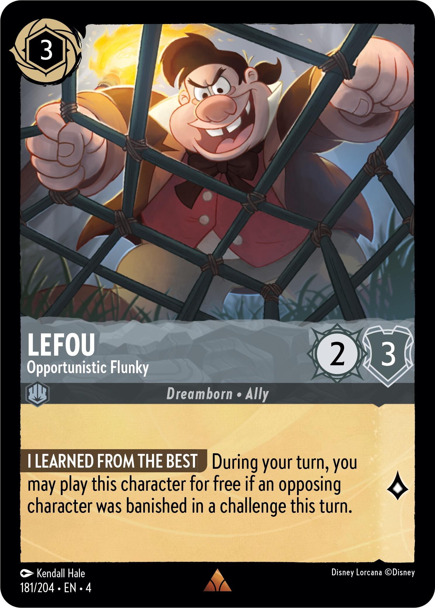 LeFou - Opportunistic Flunky (181/204) [Ursula's Return] | Good Games Morley