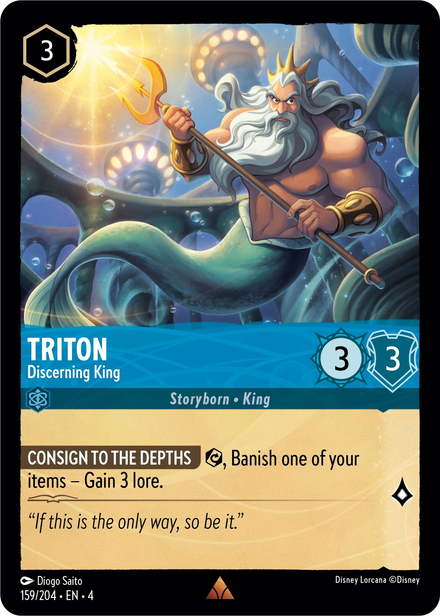 Triton - Discerning King (159/204) [Ursula's Return] | Good Games Morley