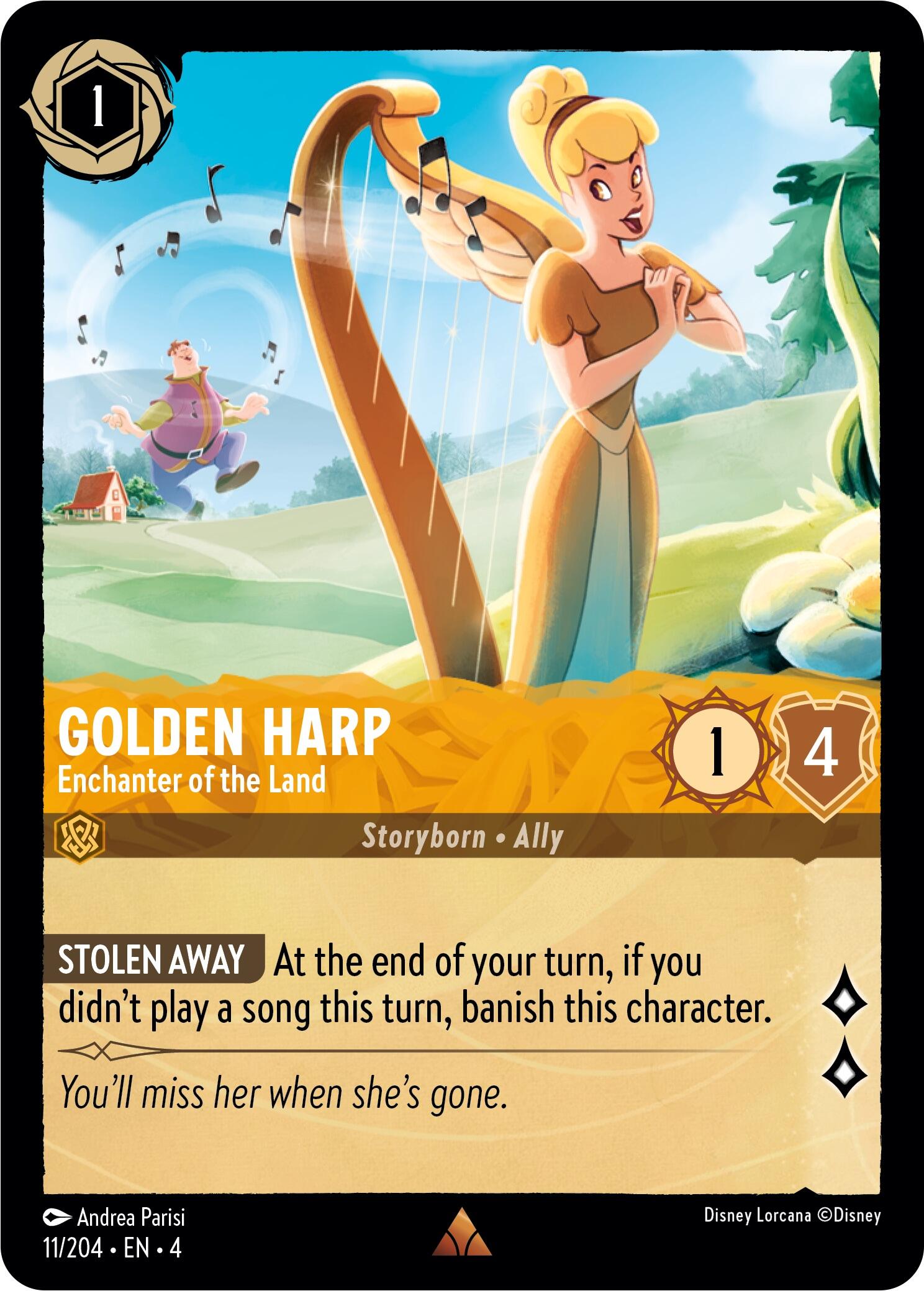 Golden Harp - Enchanter of the Land (11/204) [Ursula's Return] | Good Games Morley