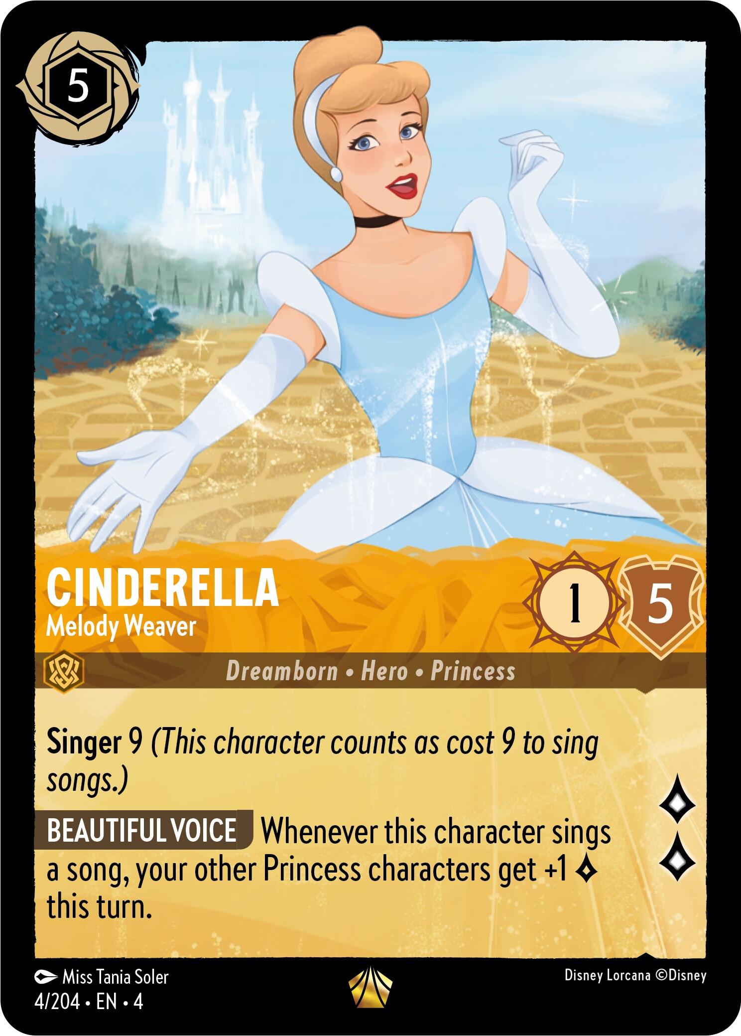 Cinderella - Melody Weaver (4/204) [Ursula's Return] | Good Games Morley