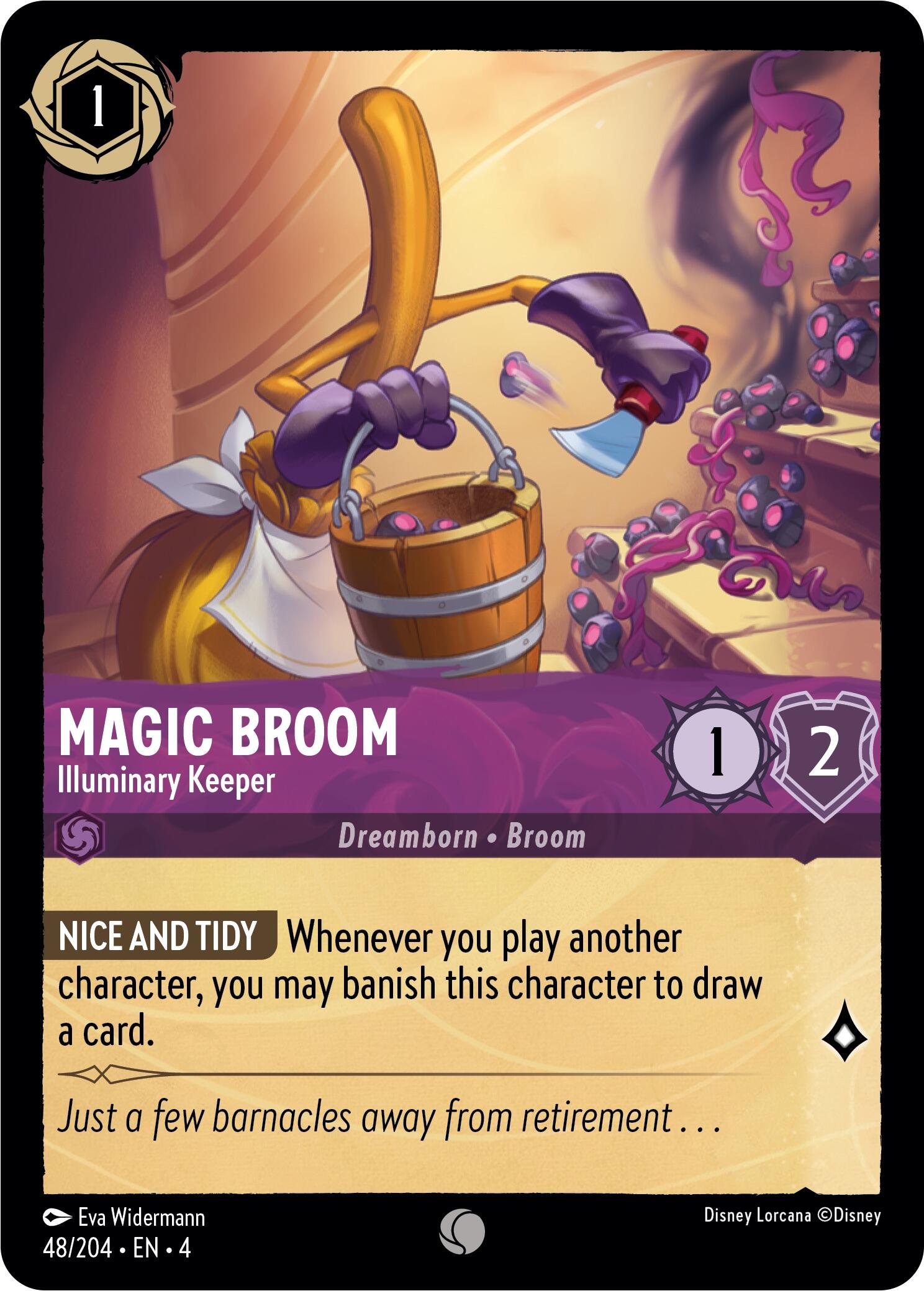 Magic Broom - Illuminary Keeper (48/204) [Ursula's Return] | Good Games Morley