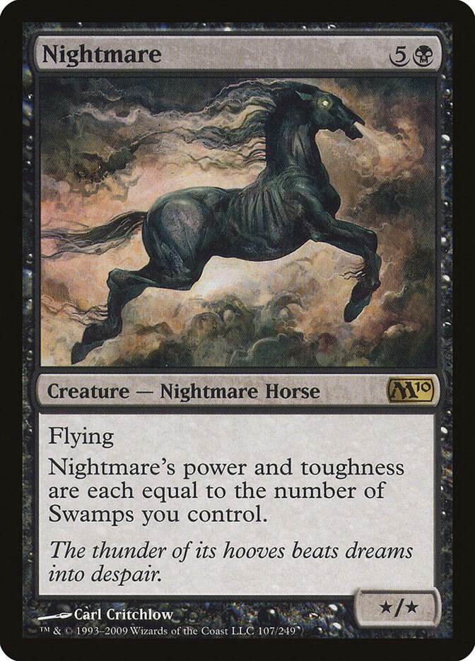 Nightmare 107/249 (Magic 2010 (M10))  - Foil | Good Games Morley