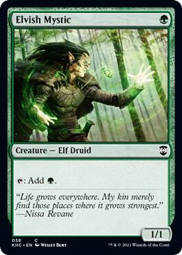Elvish Mystic 58/1 (Commander: Kaldheim)  | Good Games Morley