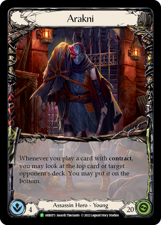 Arakni [HER073] (Promo)  Cold Foil | Good Games Morley