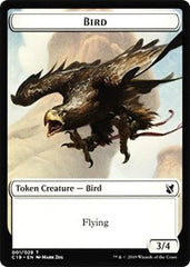 Bird (001) // Sculpture Double-Sided Token [Commander 2019 Tokens] | Good Games Morley