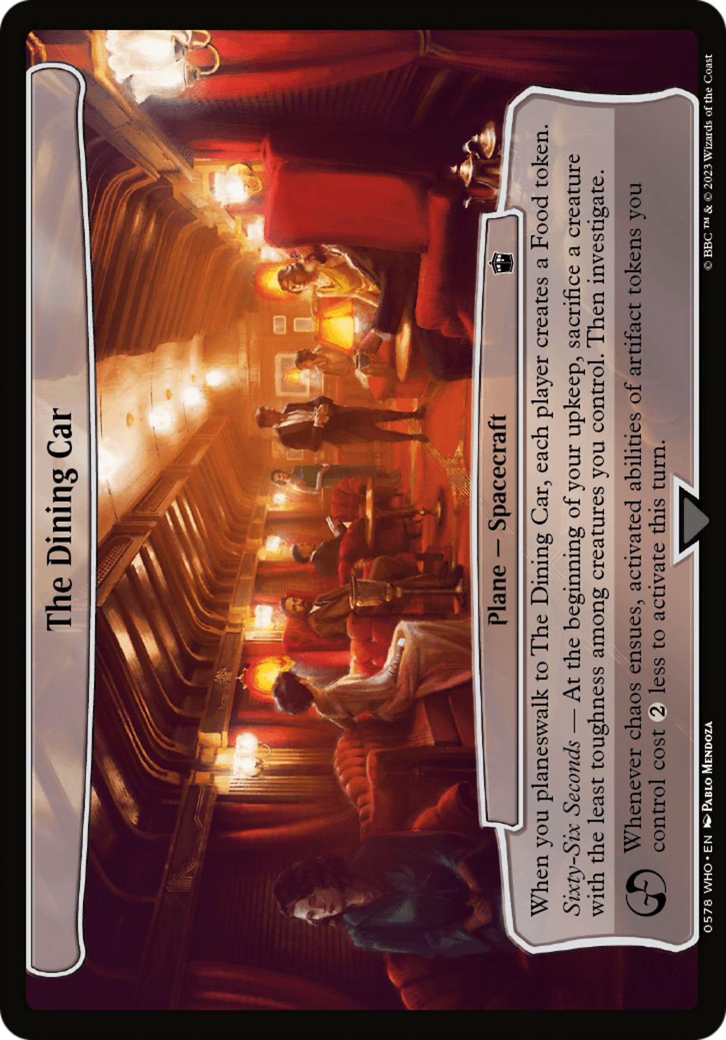 The Dining Car [Doctor Who] | Good Games Morley