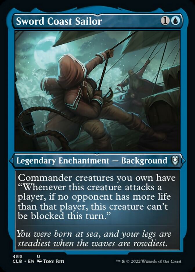 Sword Coast Sailor (Foil Etched) [Commander Legends: Battle for Baldur's Gate] | Good Games Morley