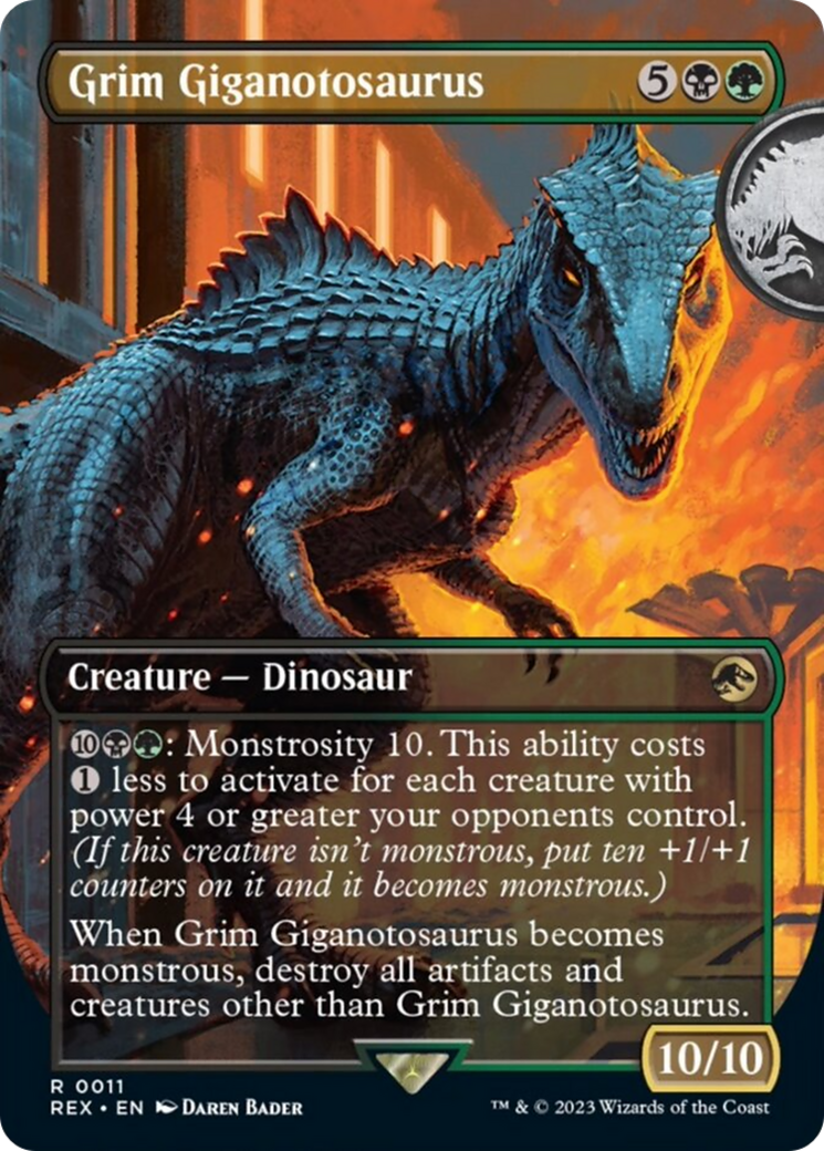 Grim Giganotosaurus (Borderless) [Jurassic World Collection] | Good Games Morley