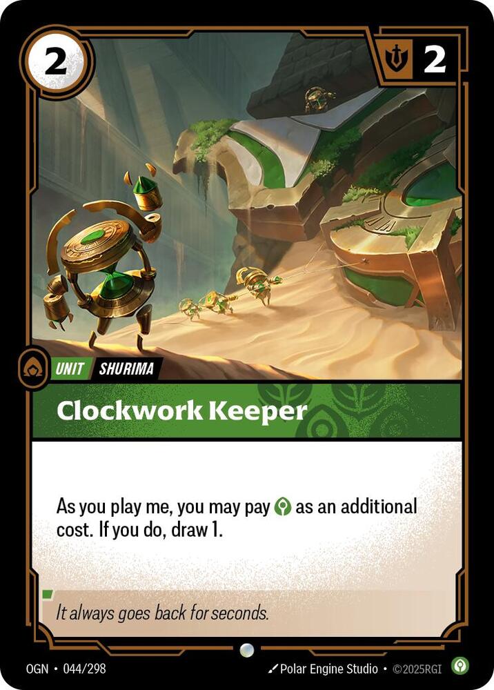 Clockwork Keeper 044/298 (Origins)  | Good Games Morley