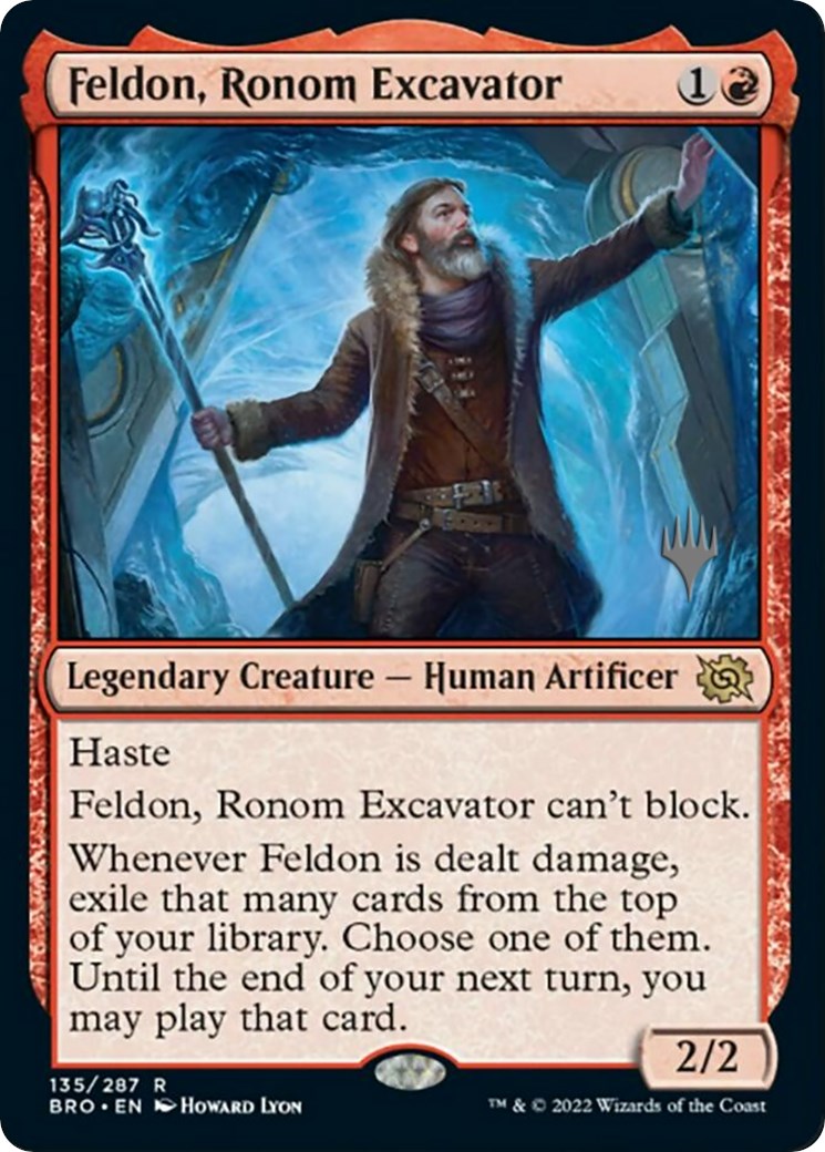 Feldon, Ronom Excavator (Promo Pack) [The Brothers' War Promos] | Good Games Morley
