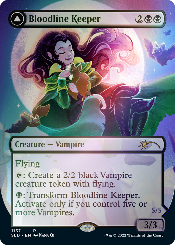 Bloodline Keeper // Lord of Lineage (Borderless) [Secret Lair: From Cute to Brute] | Good Games Morley