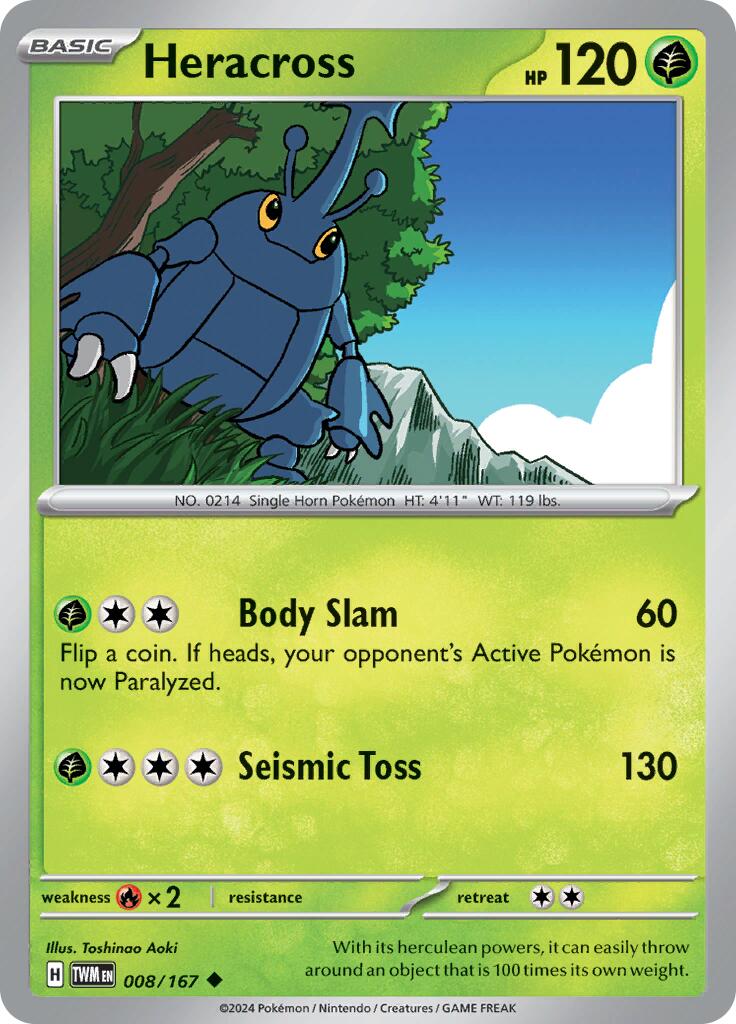 Heracross (008/167) [Scarlet & Violet: Twilight Masquerade] | Good Games Morley