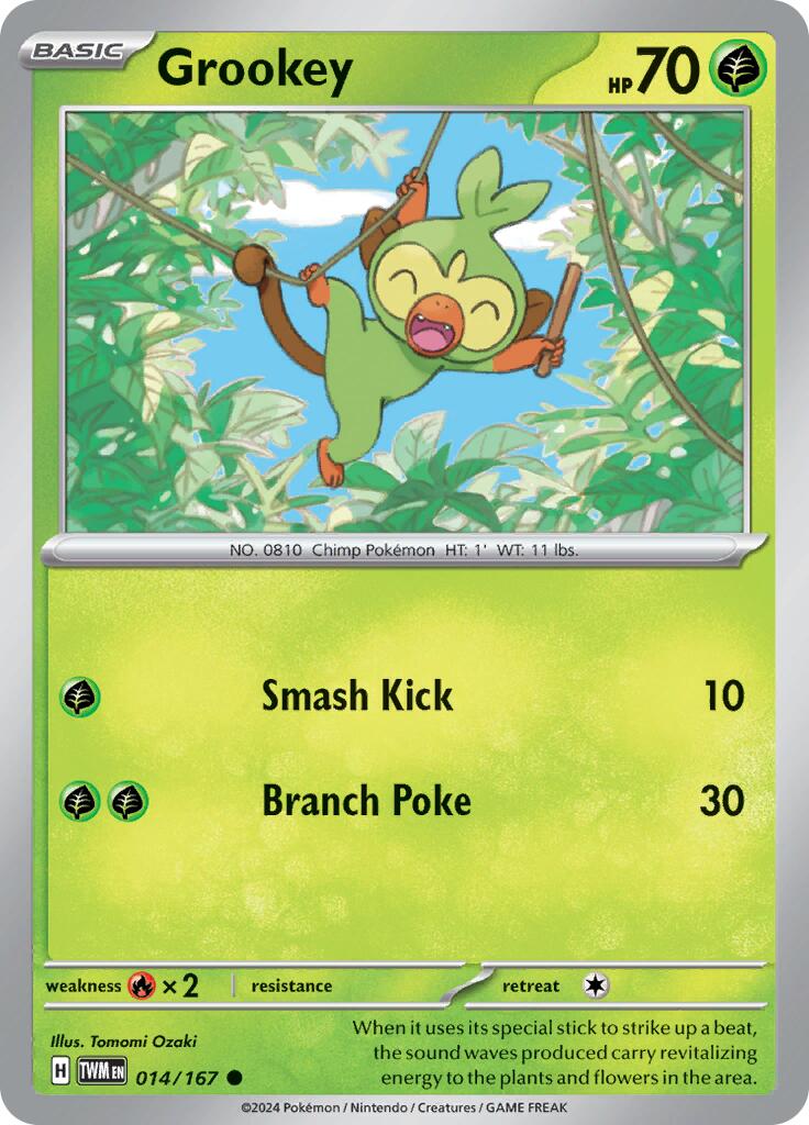 Grookey (014/167) [Scarlet & Violet: Twilight Masquerade] | Good Games Morley