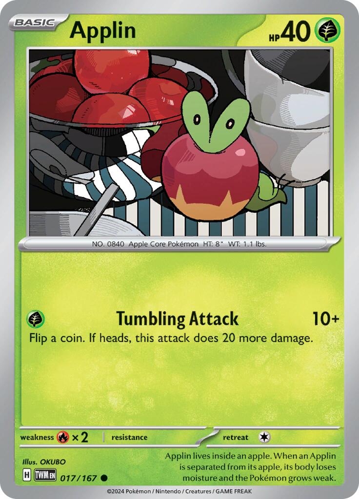 Applin (017/167) [Scarlet & Violet: Twilight Masquerade] | Good Games Morley