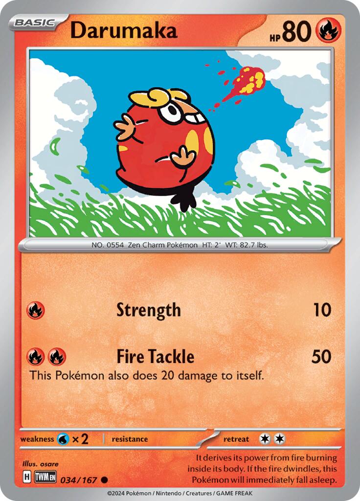 Darumaka (034/167) [Scarlet & Violet: Twilight Masquerade] | Good Games Morley