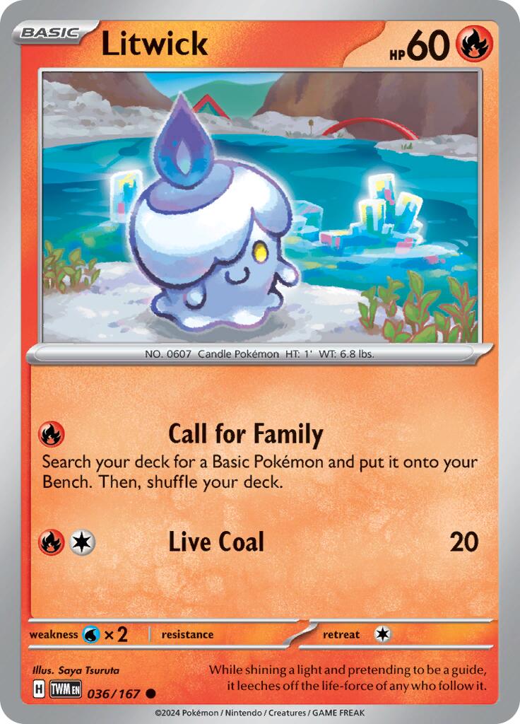 Litwick (036/167) [Scarlet & Violet: Twilight Masquerade] | Good Games Morley