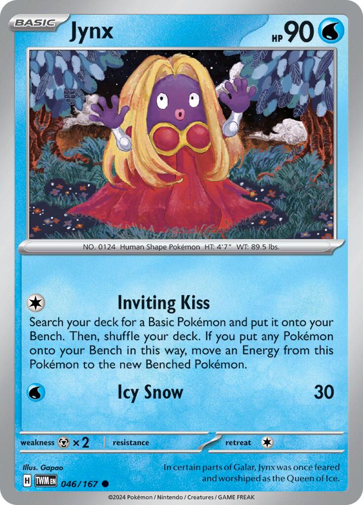 Jynx (046/167) [Scarlet & Violet: Twilight Masquerade] | Good Games Morley