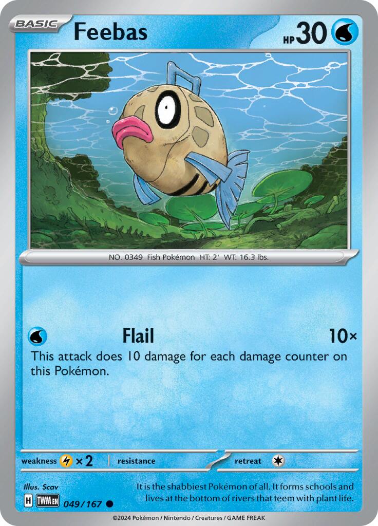 Feebas (049/167) [Scarlet & Violet: Twilight Masquerade] | Good Games Morley