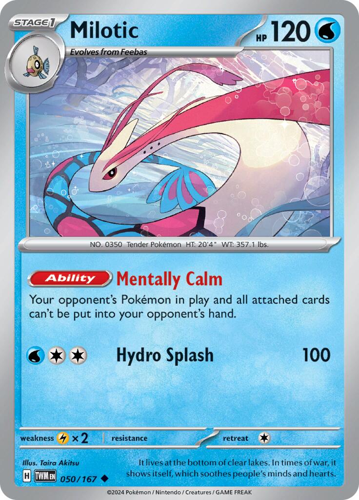 Milotic (050/167) [Scarlet & Violet: Twilight Masquerade] | Good Games Morley