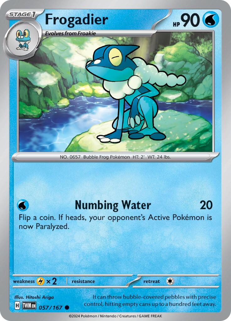 Frogadier (057/167) [Scarlet & Violet: Twilight Masquerade] | Good Games Morley