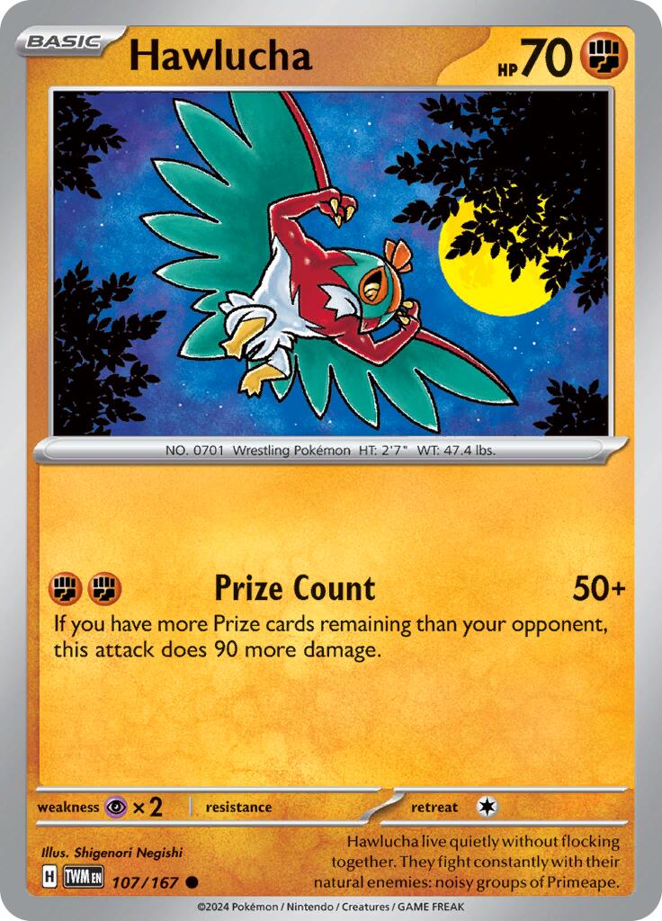 Hawlucha (107/167) [Scarlet & Violet: Twilight Masquerade] | Good Games Morley