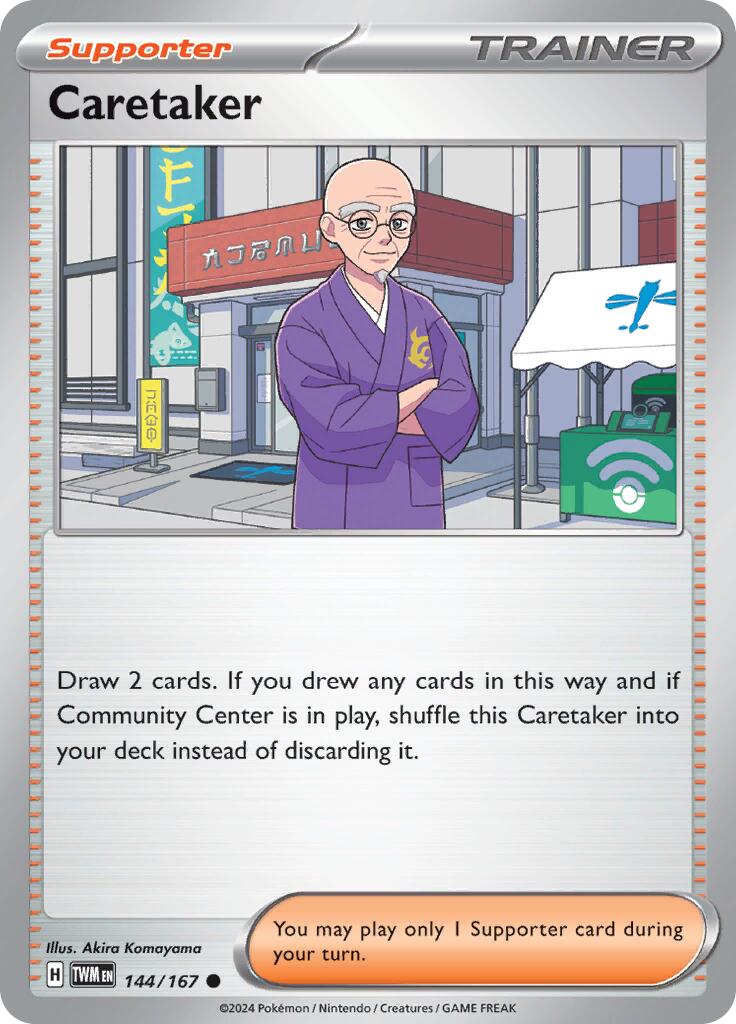 Caretaker (144/167) [Scarlet & Violet: Twilight Masquerade] | Good Games Morley