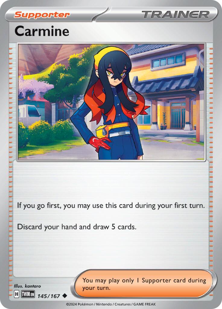 Carmine (145/167) [Scarlet & Violet: Twilight Masquerade] | Good Games Morley