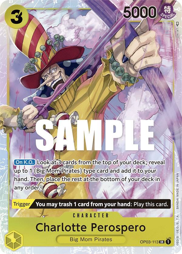 Charlotte Perospero OP03-113 (Pillars of Strength)  - Foil | Good Games Morley