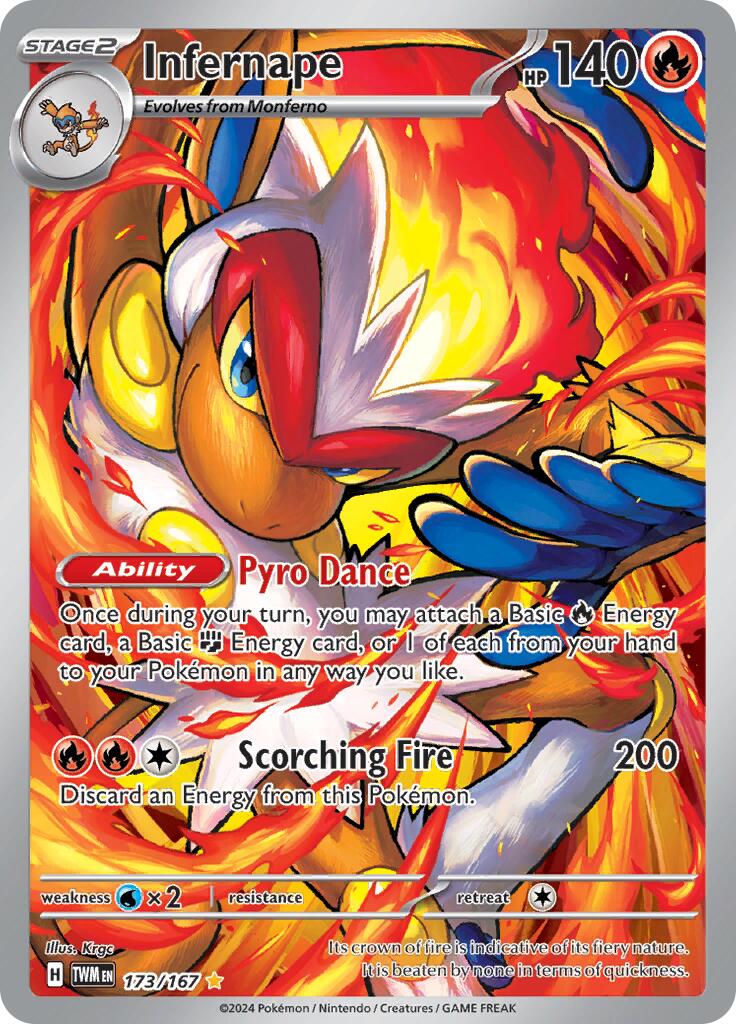 Infernape (173/167) [Scarlet & Violet: Twilight Masquerade] | Good Games Morley