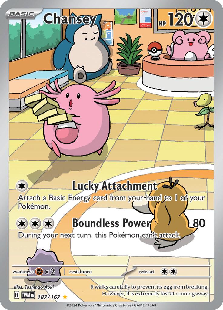 Chansey (187/167) [Scarlet & Violet: Twilight Masquerade] | Good Games Morley