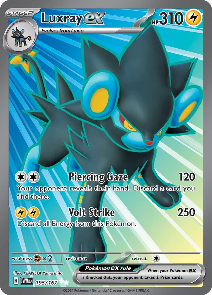 Luxray ex (195/167) [Scarlet & Violet: Twilight Masquerade] | Good Games Morley