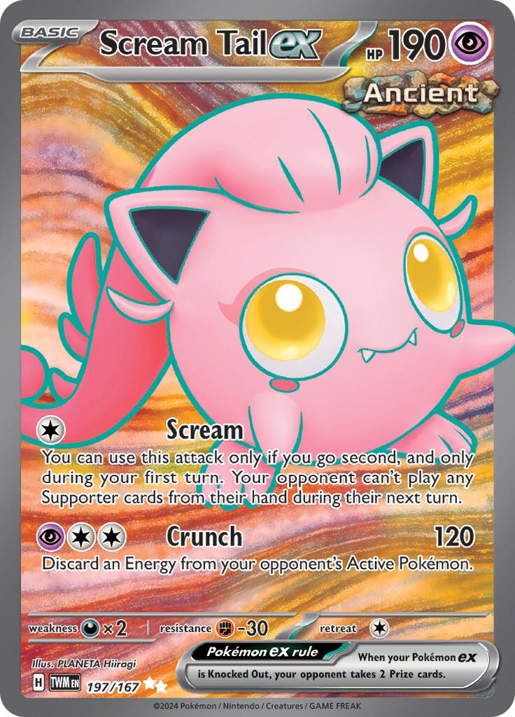 Scream Tail ex (197/167) [Scarlet & Violet: Twilight Masquerade] | Good Games Morley