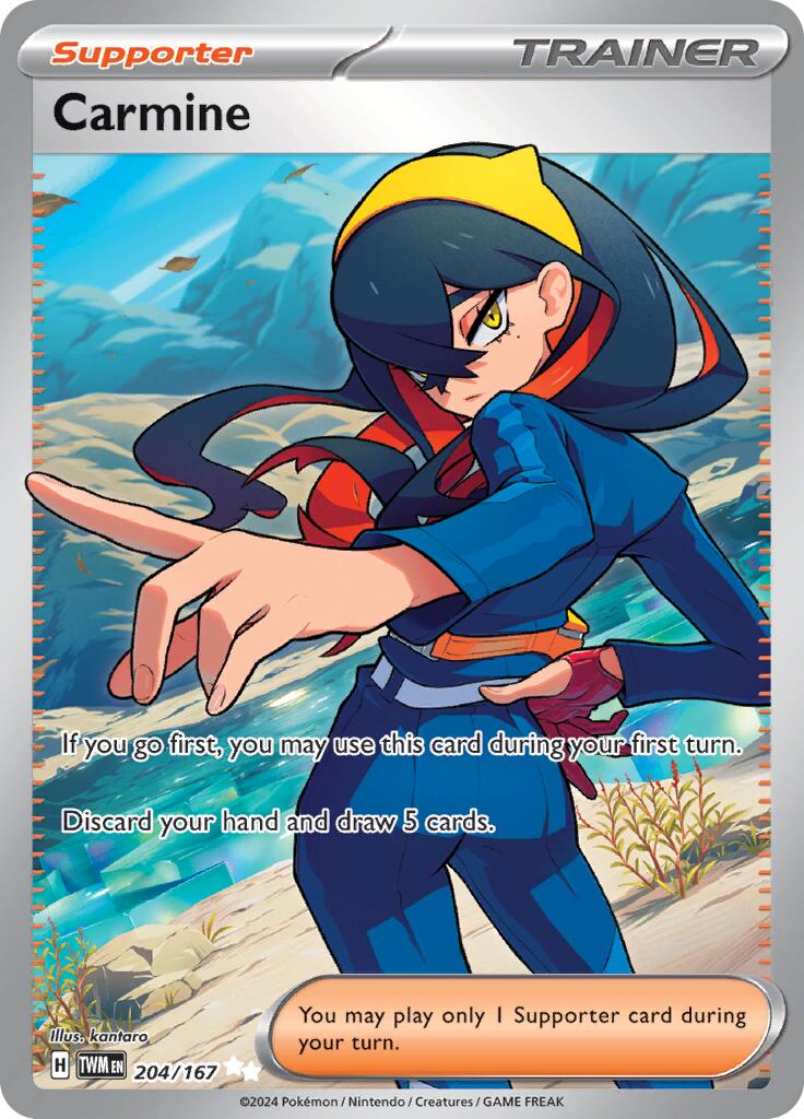 Carmine (204/167) [Scarlet & Violet: Twilight Masquerade] | Good Games Morley