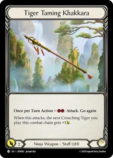 Tiger Taming Khakkara [ZEN002] (Part the Mistveil Zen Blitz Deck) | Good Games Morley
