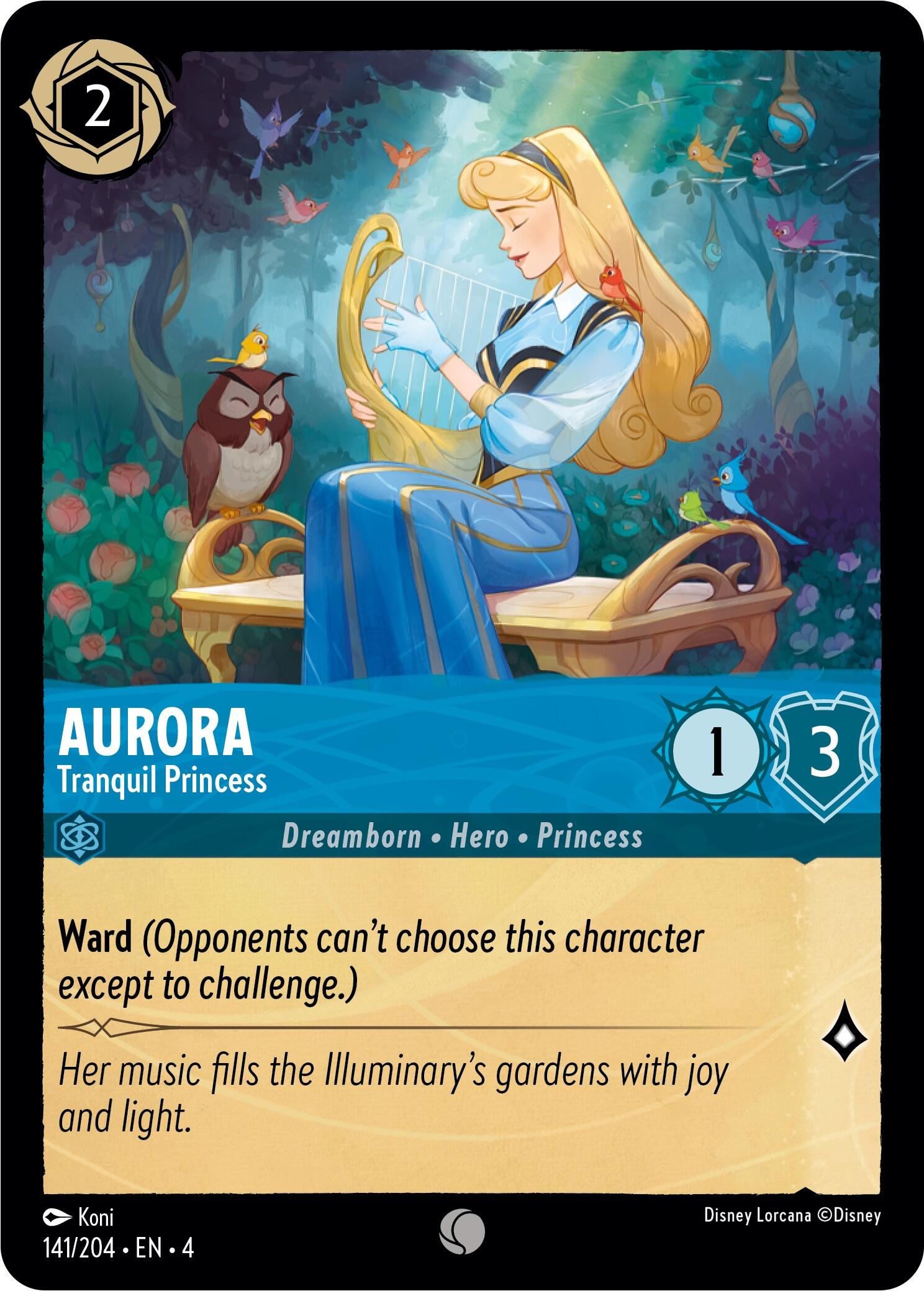 Aurora - Tranquil Princess (141/204) [Ursula's Return] | Good Games Morley