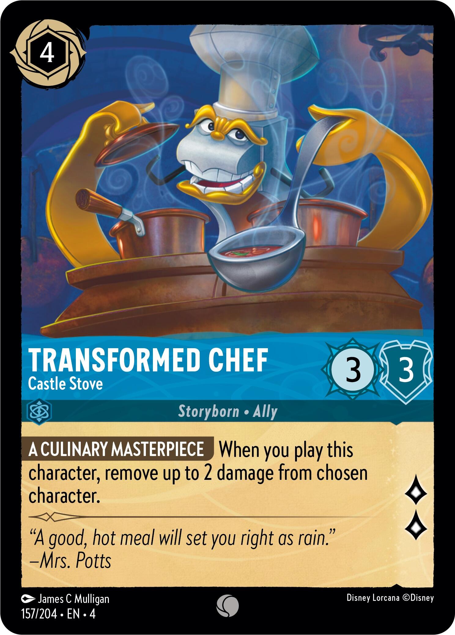 Transformed Chef - Castle Stove (157/204) [Ursula's Return] | Good Games Morley