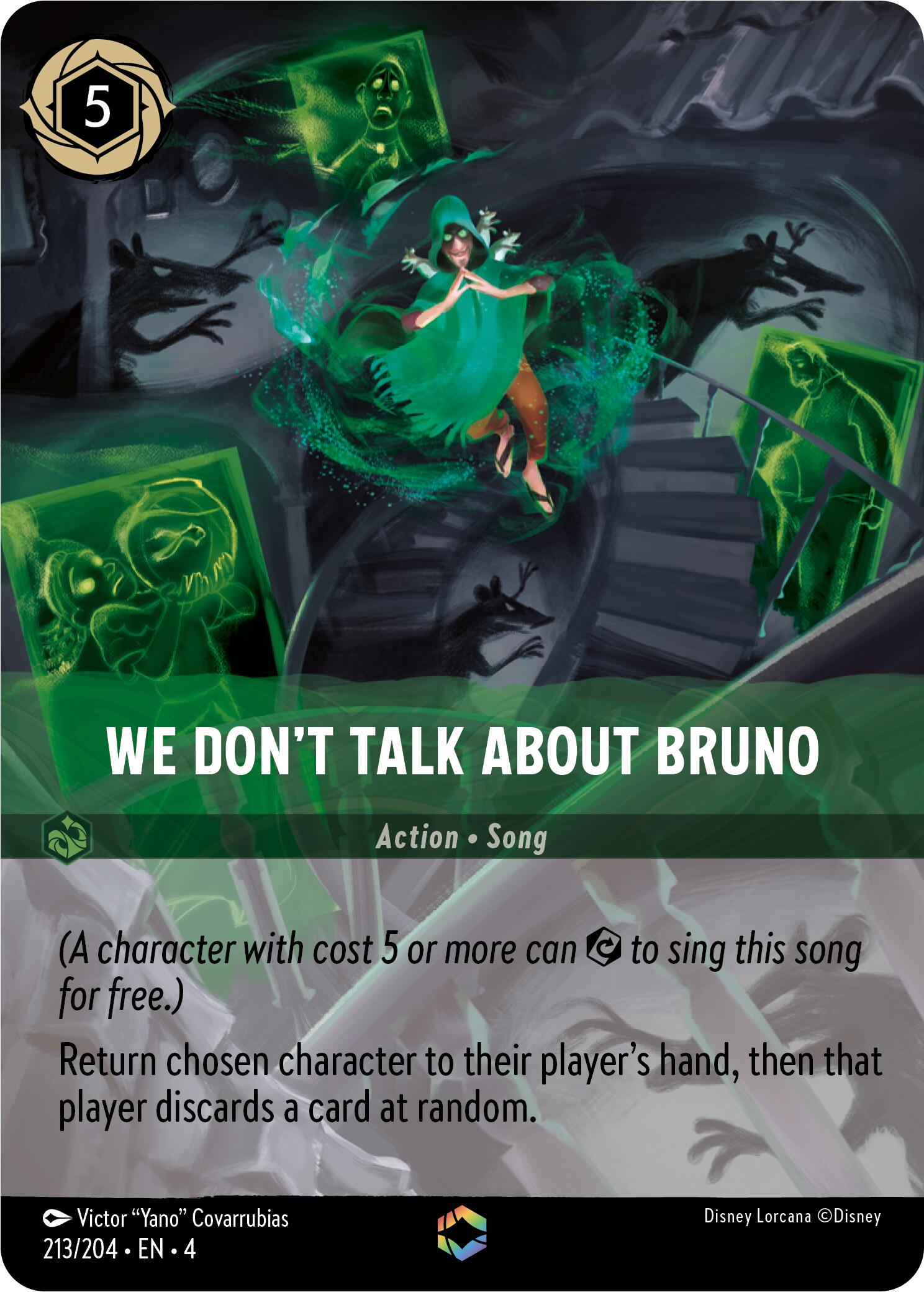 We Don't Talk About Bruno (Enchanted) (213/204) [Ursula's Return] | Good Games Morley