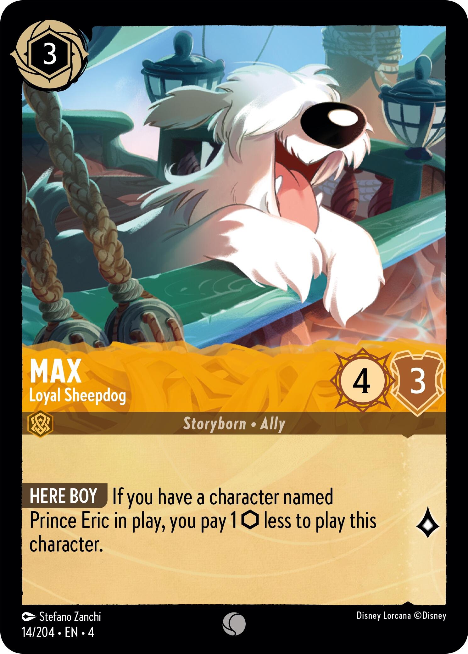 Max - Loyal Sheepdog (14/204) [Ursula's Return] | Good Games Morley