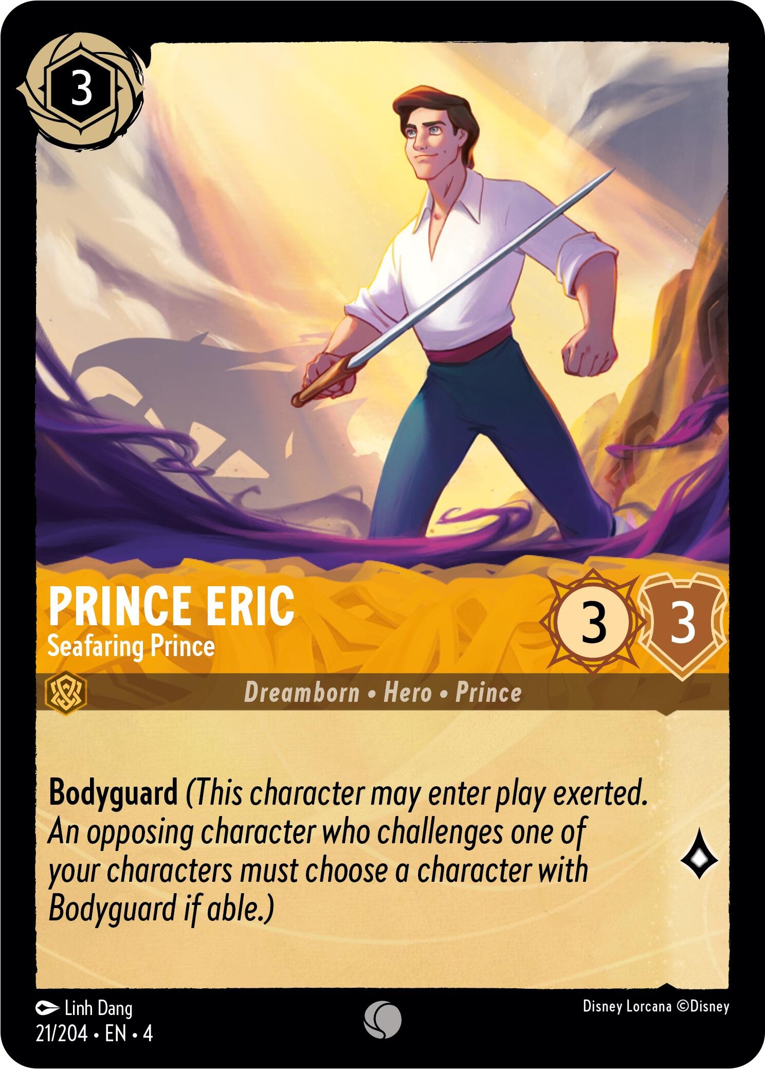 Prince Eric - Seafaring Prince (21/204) [Ursula's Return] | Good Games Morley