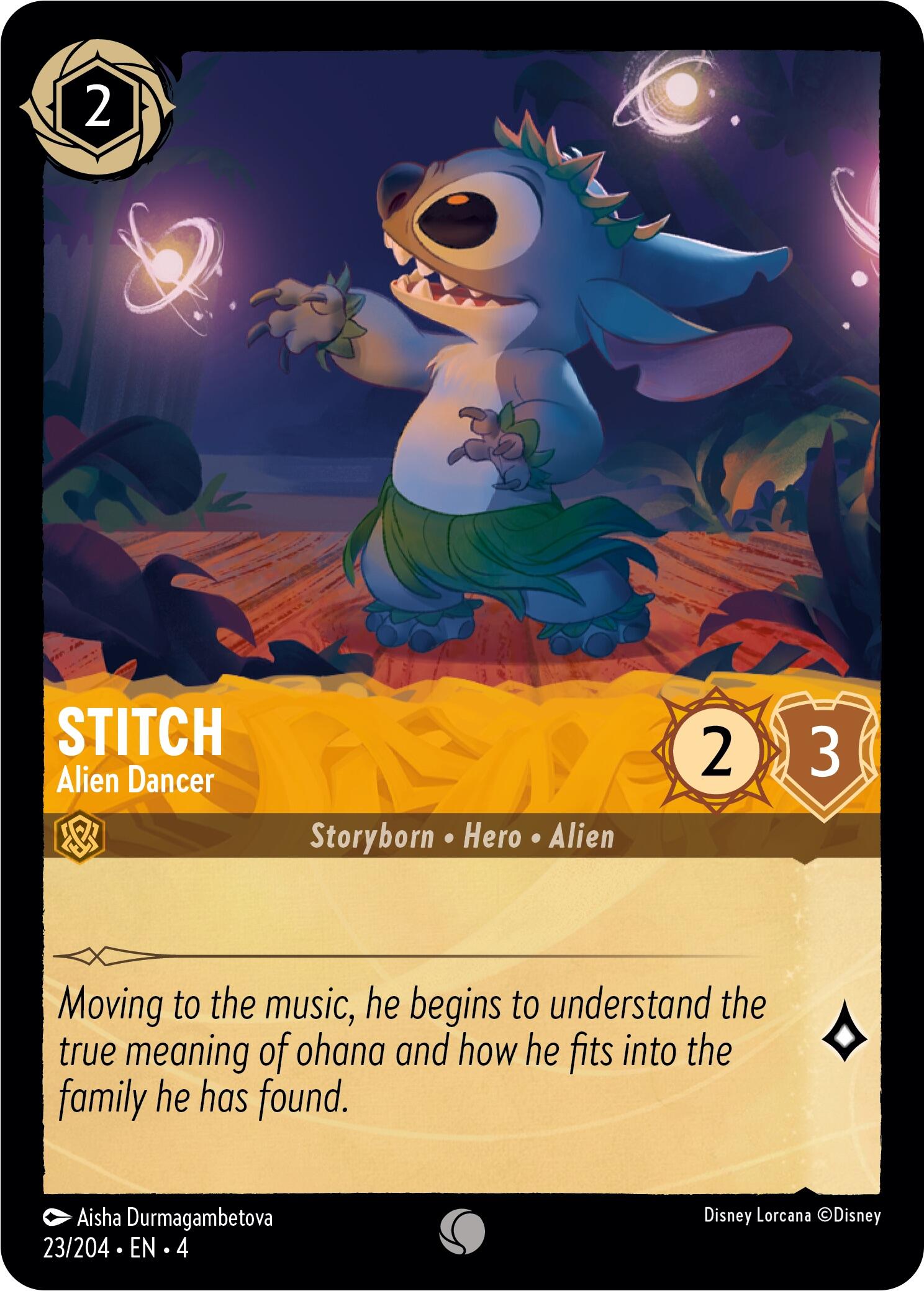 Stitch - Alien Dancer (23/204) [Ursula's Return] | Good Games Morley