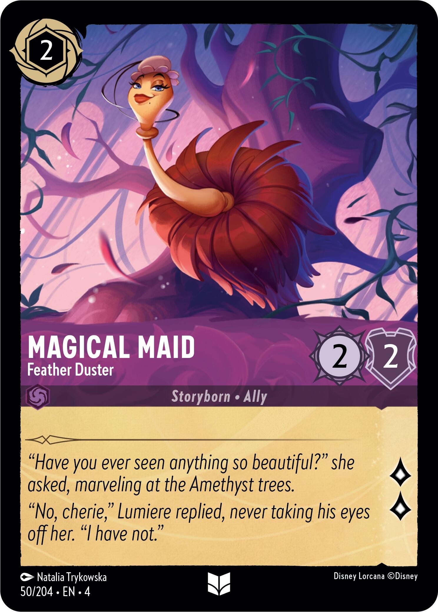 Magical Maid - Feather Duster (50/204) [Ursula's Return] | Good Games Morley
