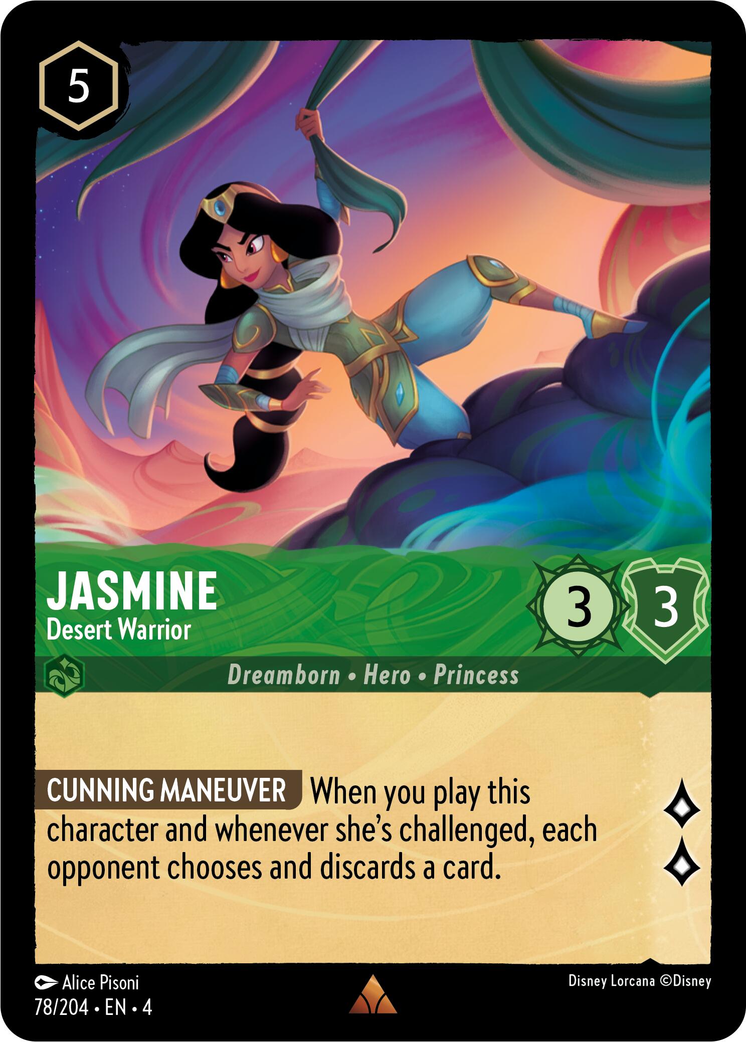 Jasmine - Desert Warrior (78/204) [Ursula's Return] | Good Games Morley