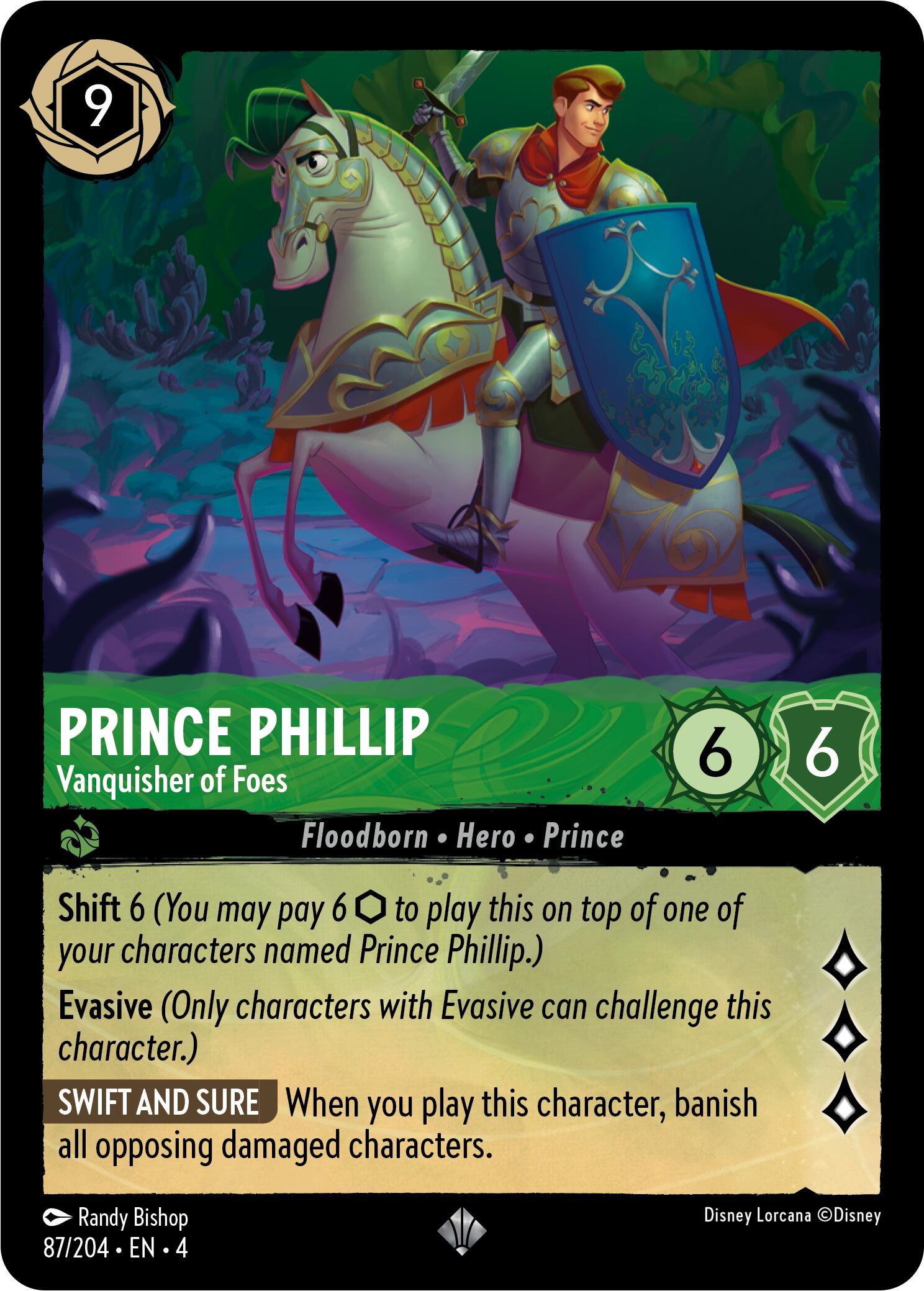 Prince Phillip - Vanquisher of Foes (87/204) [Ursula's Return] | Good Games Morley